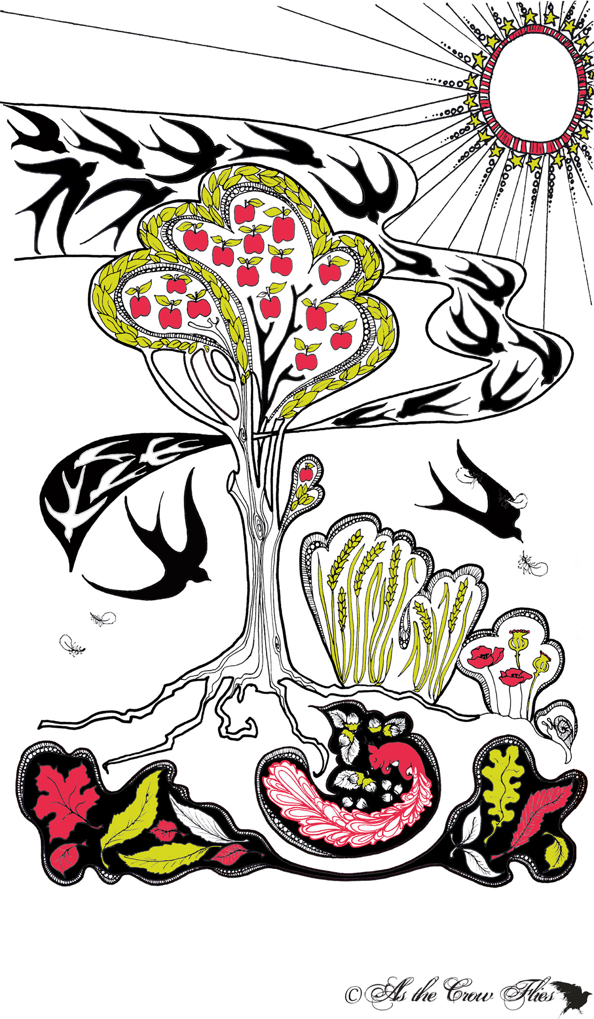 harvest teatowel lores