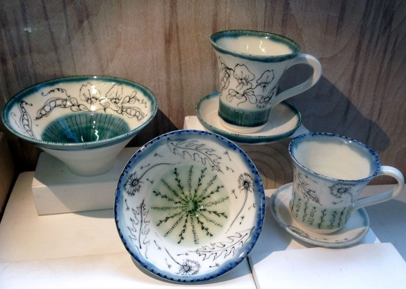 9 wild peas and dandelions